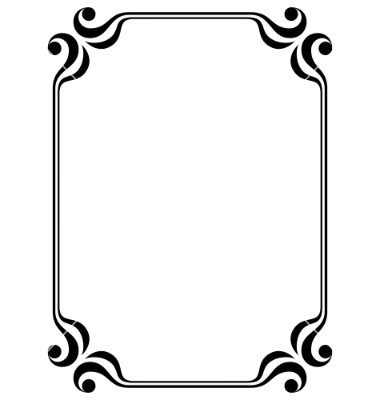 380x400 Filigree Vector Borders Images
