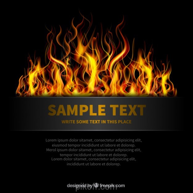 626x626 Template On Fire Vector Free Download