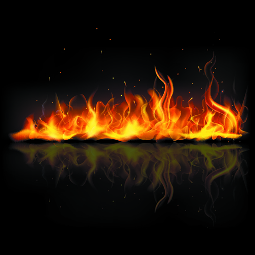 500x500 Different Shapes Of The Fire Elements Vector Free Download