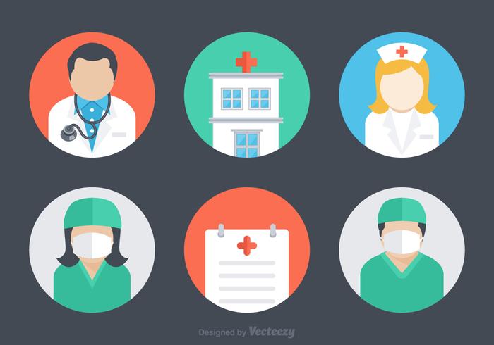 Free Flat Hospital Vector Icons 700x490 Free Flat Hospital Vector Icons
