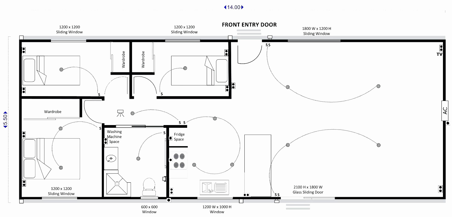 1500x720 Free Vector Floor Plan Elements New Door Icon Floor Plan Unique