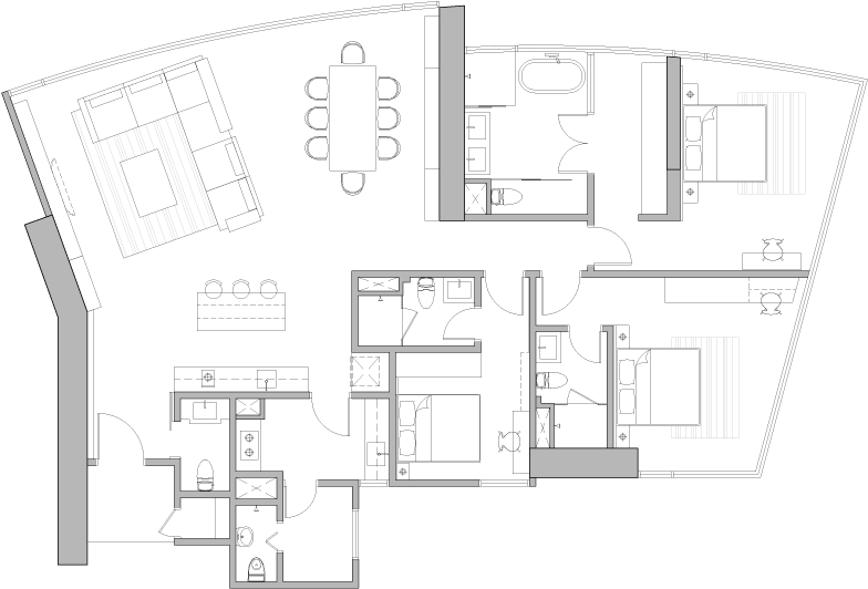 784x532 Download Free Vector Floor Plan Elements Beautiful Architectural