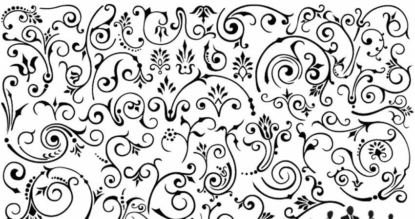 850x450 Highly Detailed Free Floral Vector Packs Templates