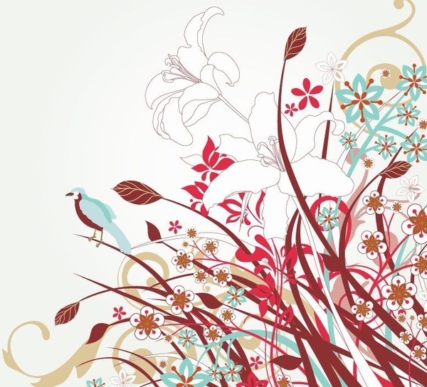 600x544 Free Floral Vector Art Free Vector In Encapsulated Postscript
