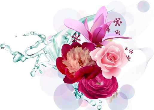515x368 Free Flower Vector Art Free Vector Download