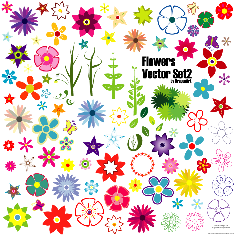 Free Flower Vector Art