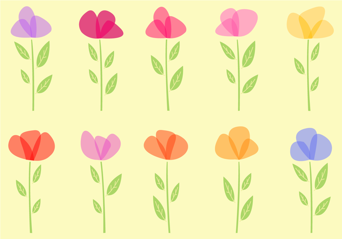 700x490 Free Flowers Vector