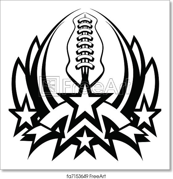 561x581 Free Art Print Of Football Vector Graphic Template Wi Graphic