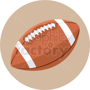 300x300 Ncaa Football Vector Clipart On Circle Background Royalty Free