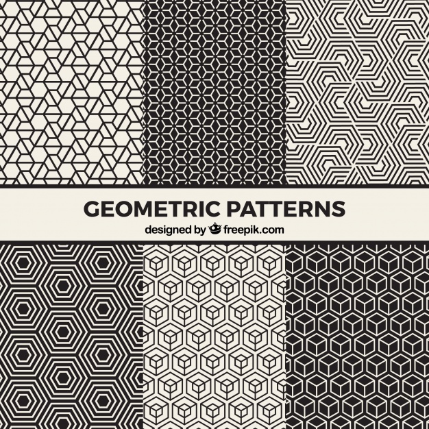 Collection Of Black And White Geometric Patterns Vector Free 626x626 Collection Of Black And White Geometric Patterns Vector Free