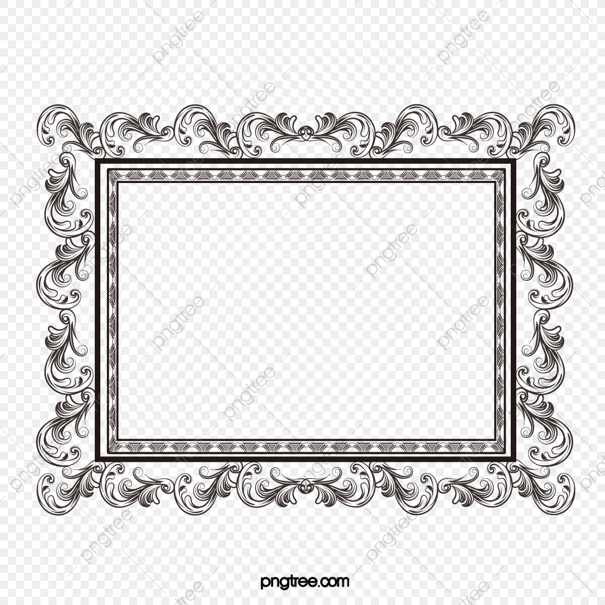 1200x1200 Gothic Painting And Calligraphy Border, Frame, Square Frame