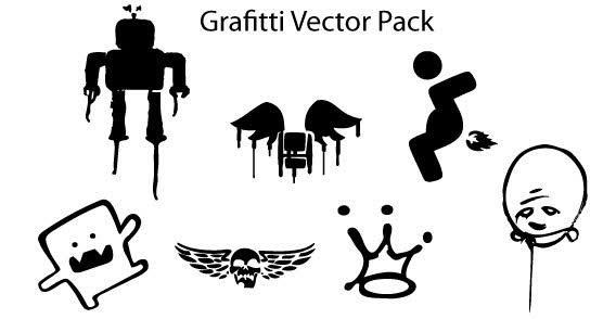 Free Graffiti Vector Pack 568x294 Free Graffiti Vector Pack