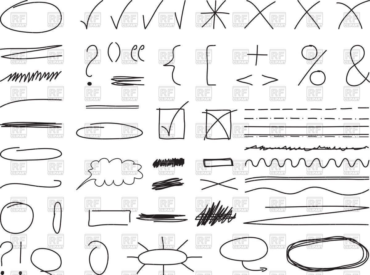 Hand Drawn Elements Vector Image Of Design Elements 1200x893 Hand Drawn Elements Vector Image Of Design Elements