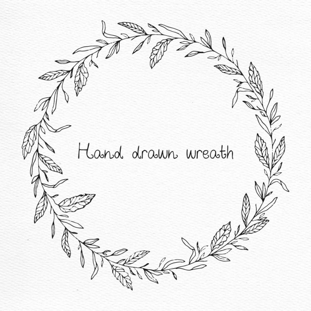 626x626 Hand Drawn Wreath Vectors, Photos And Free Download