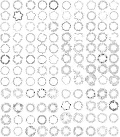 236x268 Wreath Vector Free Dxf Vectors