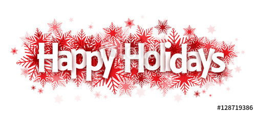 500x222 Happy Holidays On Snowflakes Stock Image And Royalty Free Vector
