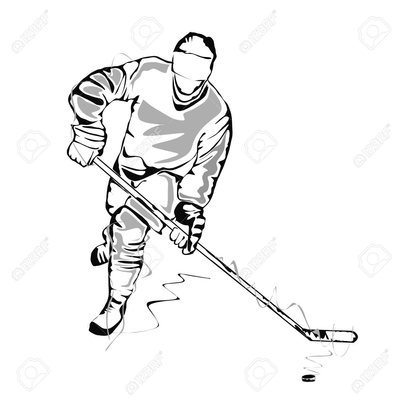1300x1300 Stock Vector Brett Hockey Drawing, Hockey Players, Sports Drawings