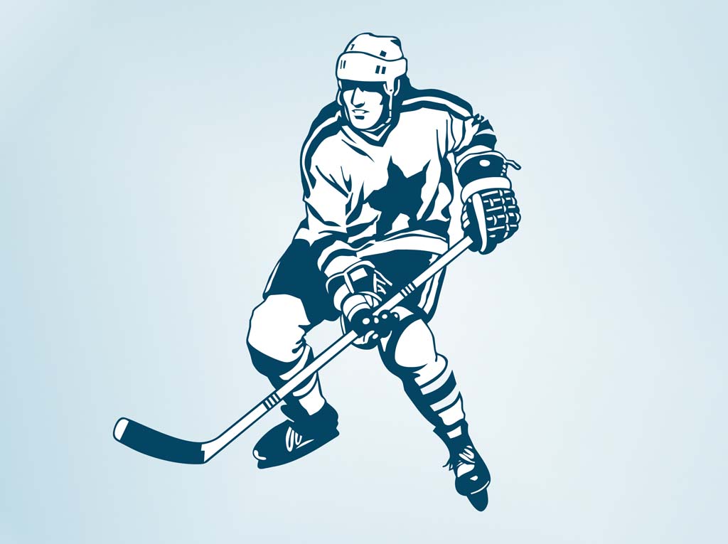 Vector Hockey Player Vector Art Graphics 1024x765 Vector Hockey Player Vector Art Graphics