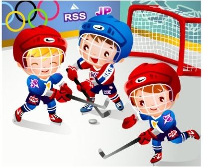 408x337 Children Clip Art Hockey Clip Art Clip Art, Hockey, Sports Art