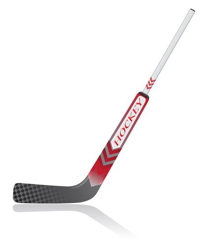 Hockey Stick For Goalie Vector Illustration 422x490 Hockey Stick For Goalie Vector Illustration
