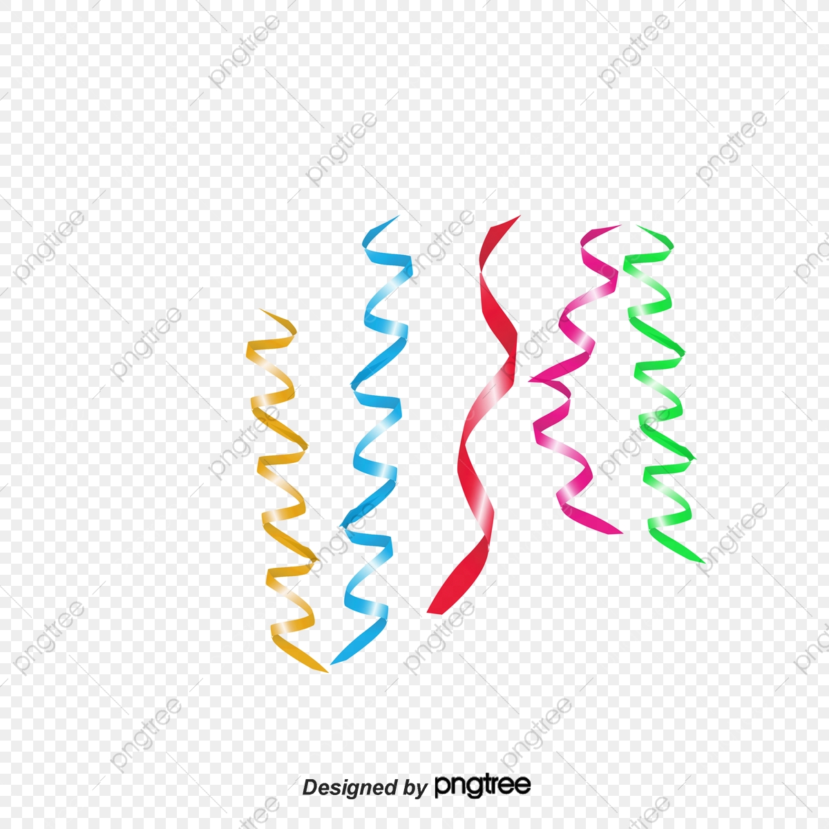 1200x1200 Holiday Ribbon Streamers, Festival, Ribbon, Holiday Vector Png