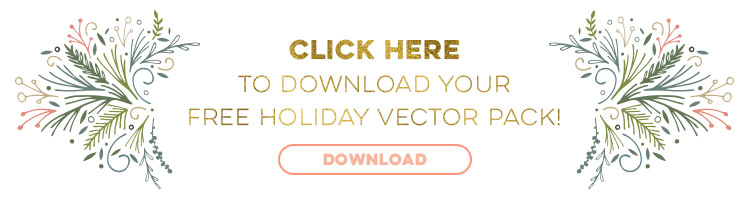 750x200 Freebie Holiday Vector Pack