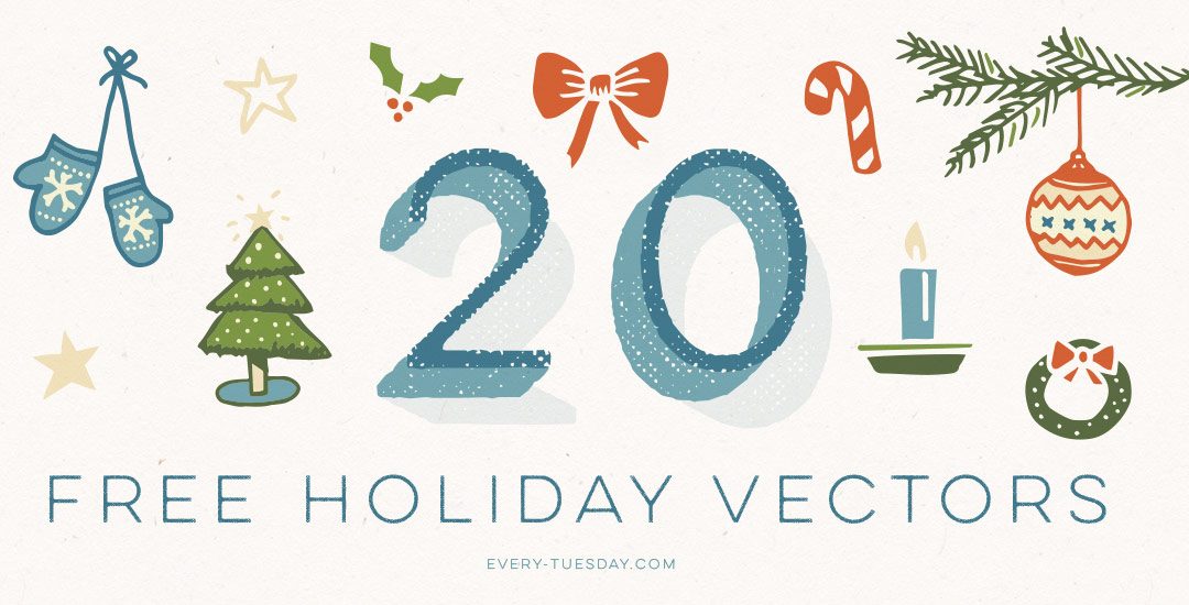 1080x550 Freebie Holiday Vectors