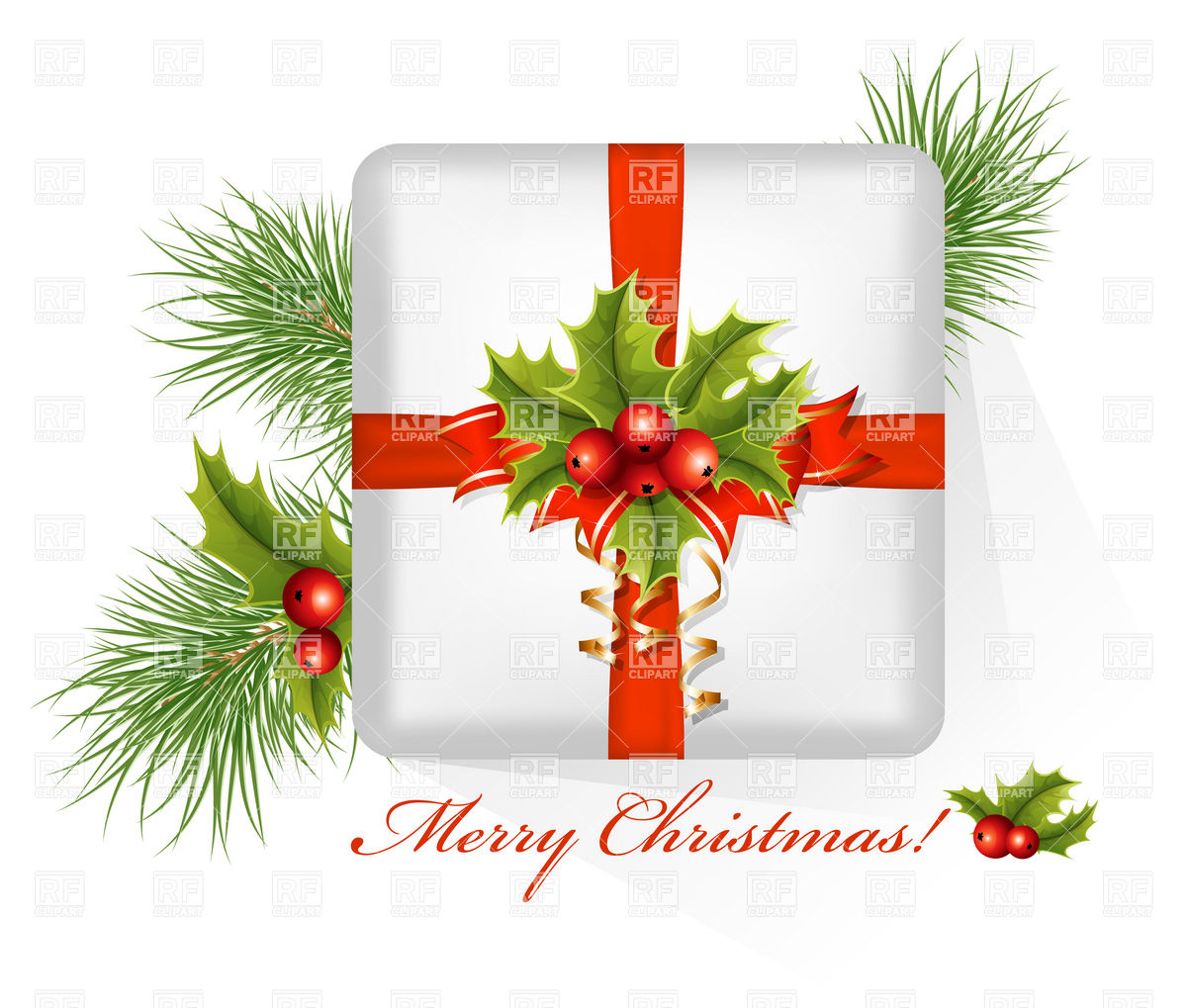 Present Box With Christmas Holly Vector Image Of Holiday Ivelly 1200x1019 Present Box With Christmas Holly Vector Image Of Holiday Ivelly