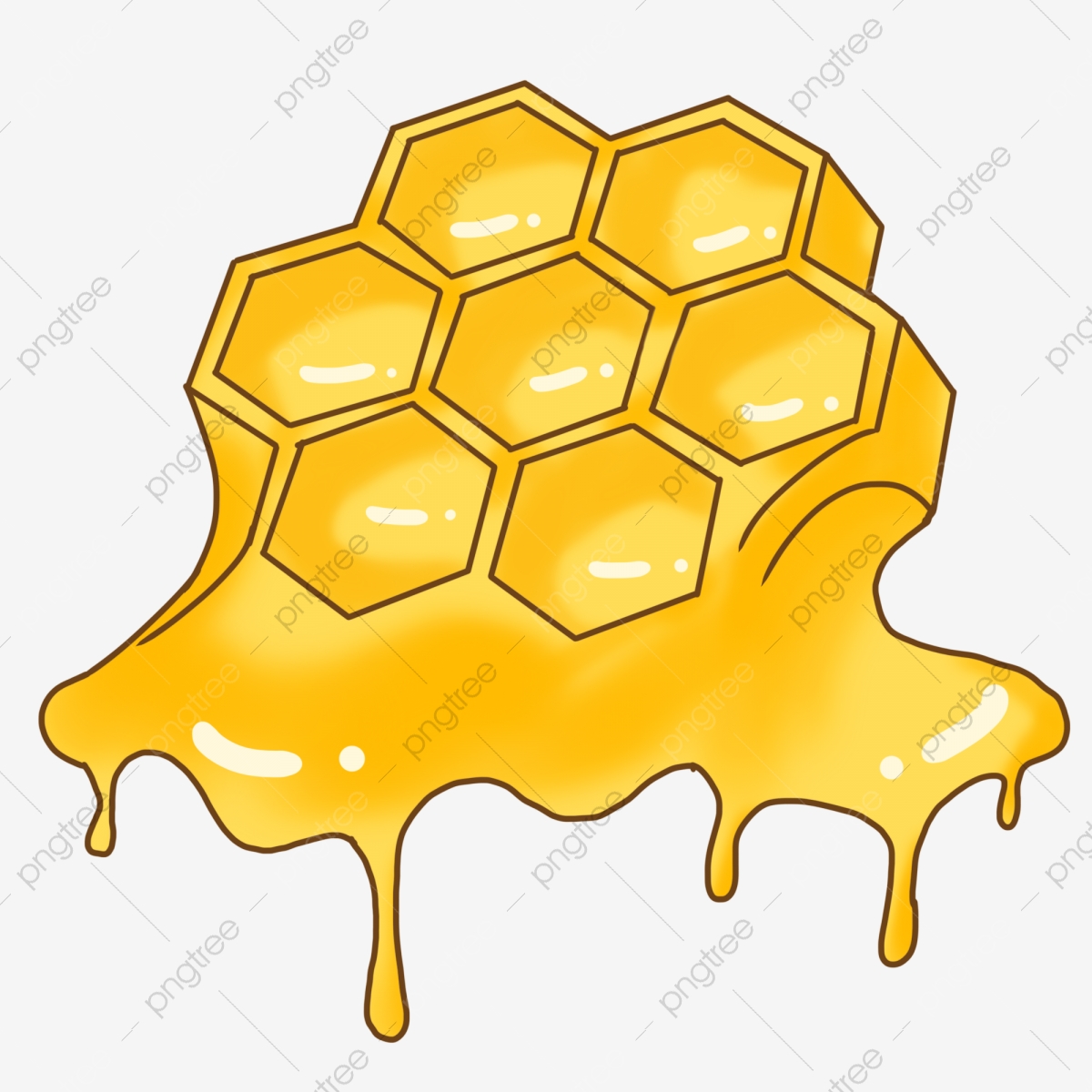 1200x1200 Honey Honeycomb Vector, Honeycomb Vector, Honey Vector, Bee Png
