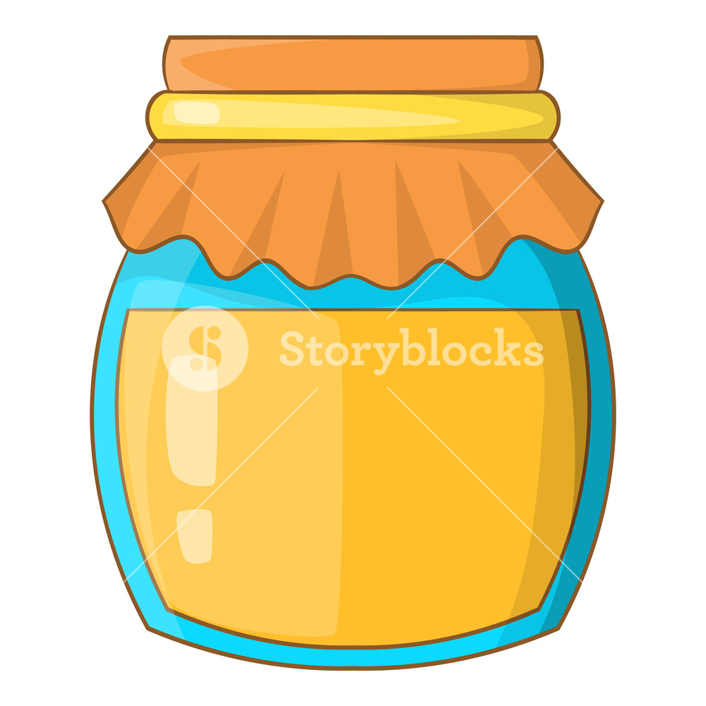 1000x1000 Jar Of Honey Icon Cartoon Illustration Of Jar Of Honey Vector