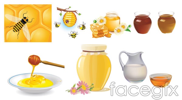 600x330 The Bees Gather Honey Vector For Free Download Free Vector