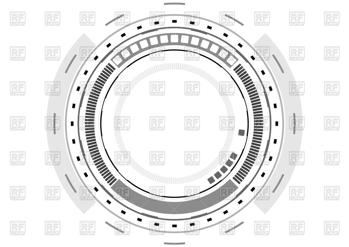 1200x849 Grey Technology Futuristic Hud Interface Vector Image Of Design