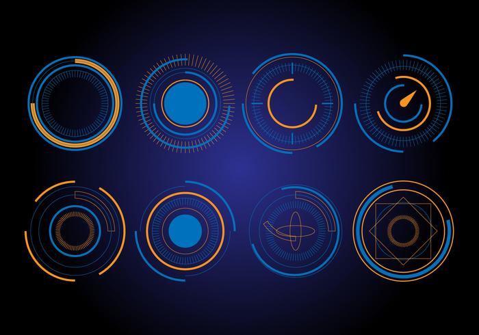 700x490 Free Hud Circle Vector Elements