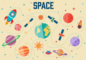 286x200 Space Free Vector Art