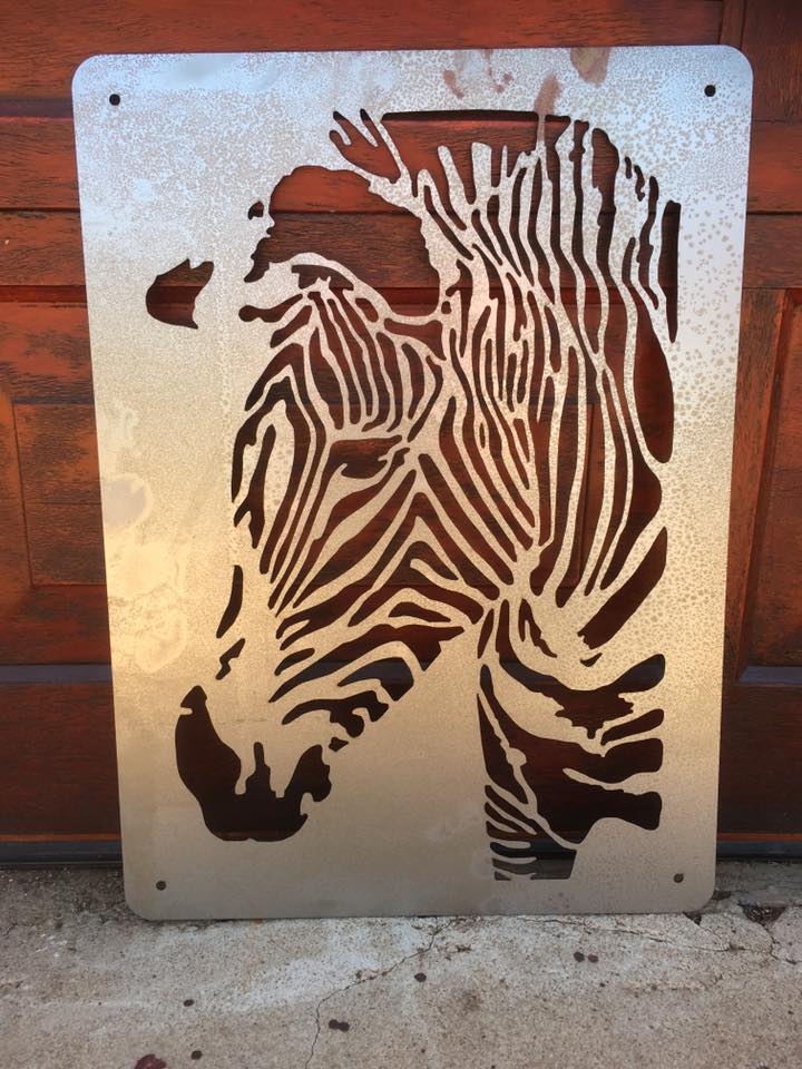 720x960 Zebra Laser Cut Graphic Design Vector
