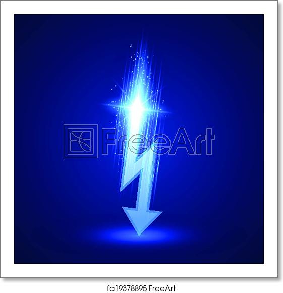 561x581 Free Art Print Of Vector Lightning Bolt Vector Lightning Bolt