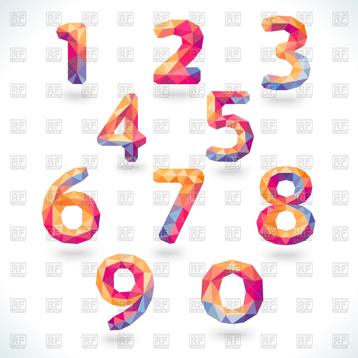 Free Number Vector at Vectorified.com | Collection of Free Number ...