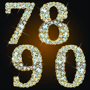 300x300 Starstudded Diamond Number