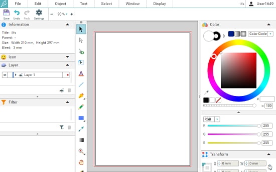 550x344 Free Browser Based Online Vector Graphics Creator, Editor