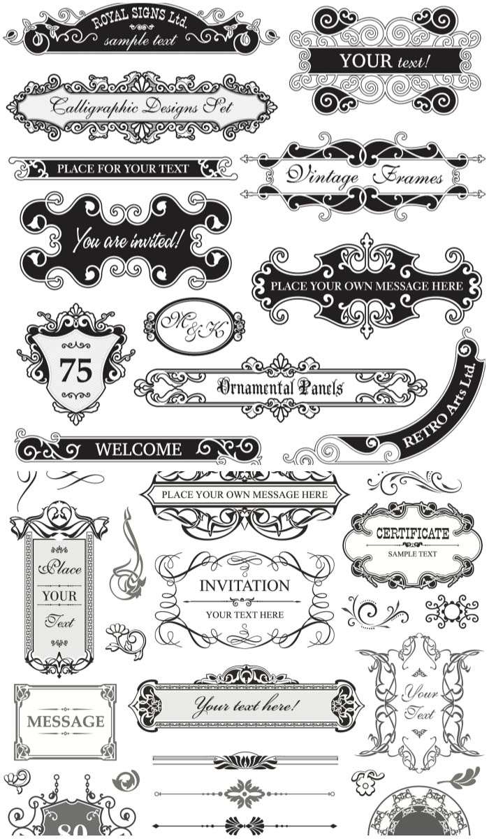 Retro Ornate Frames Vector Free Download Vectorpicfree 700x1200 Retro Ornate Frames Vector Free Download Vectorpicfree