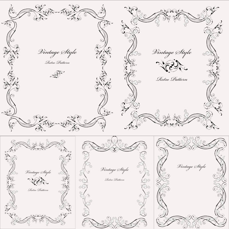 Vintage Floral Ornate Frames Vector Free Stock Vector Art 800x800 Vintage Floral Ornate Frames Vector Free Stock Vector Art