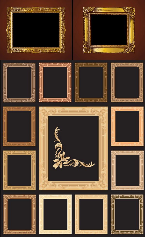 Continental Ornate Frame Vector Material My Free Photoshop World 600x977 Continental Ornate Frame Vector Material My Free Photoshop World