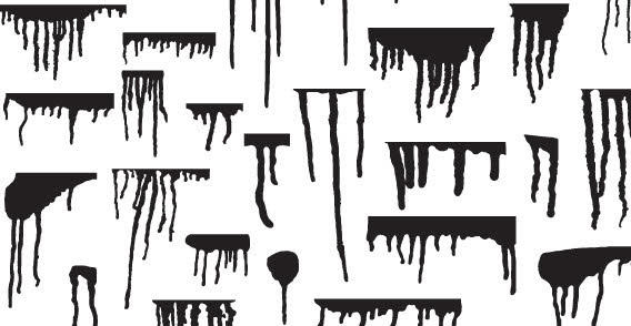 568x294 Free Grunge Vector Drips Images