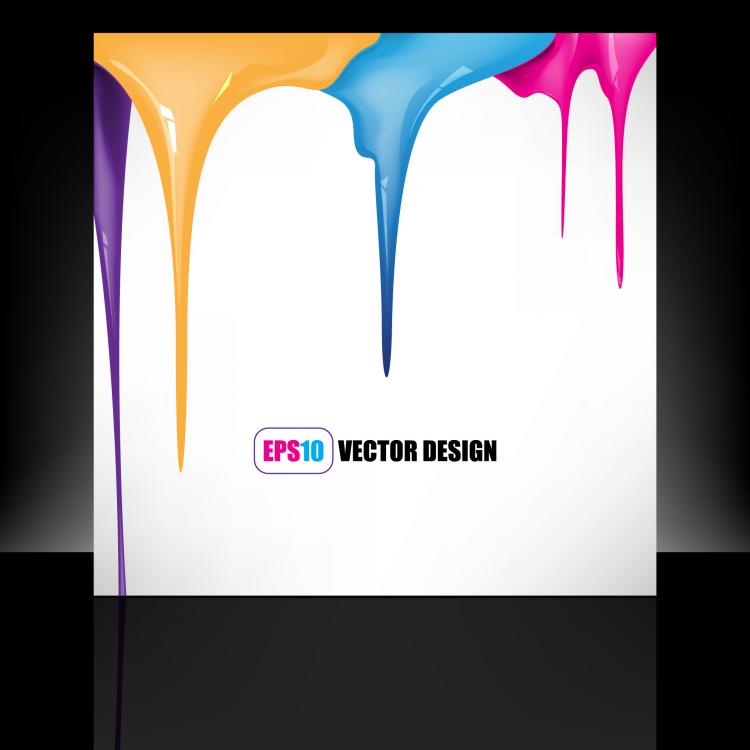 750x750 Paint Drip Marks Background