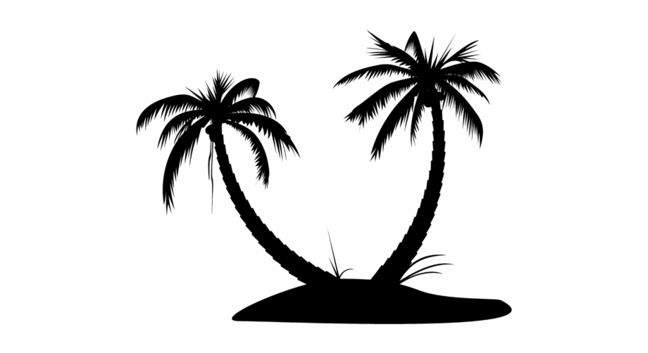 920x502 Island Palm Tree Vector
