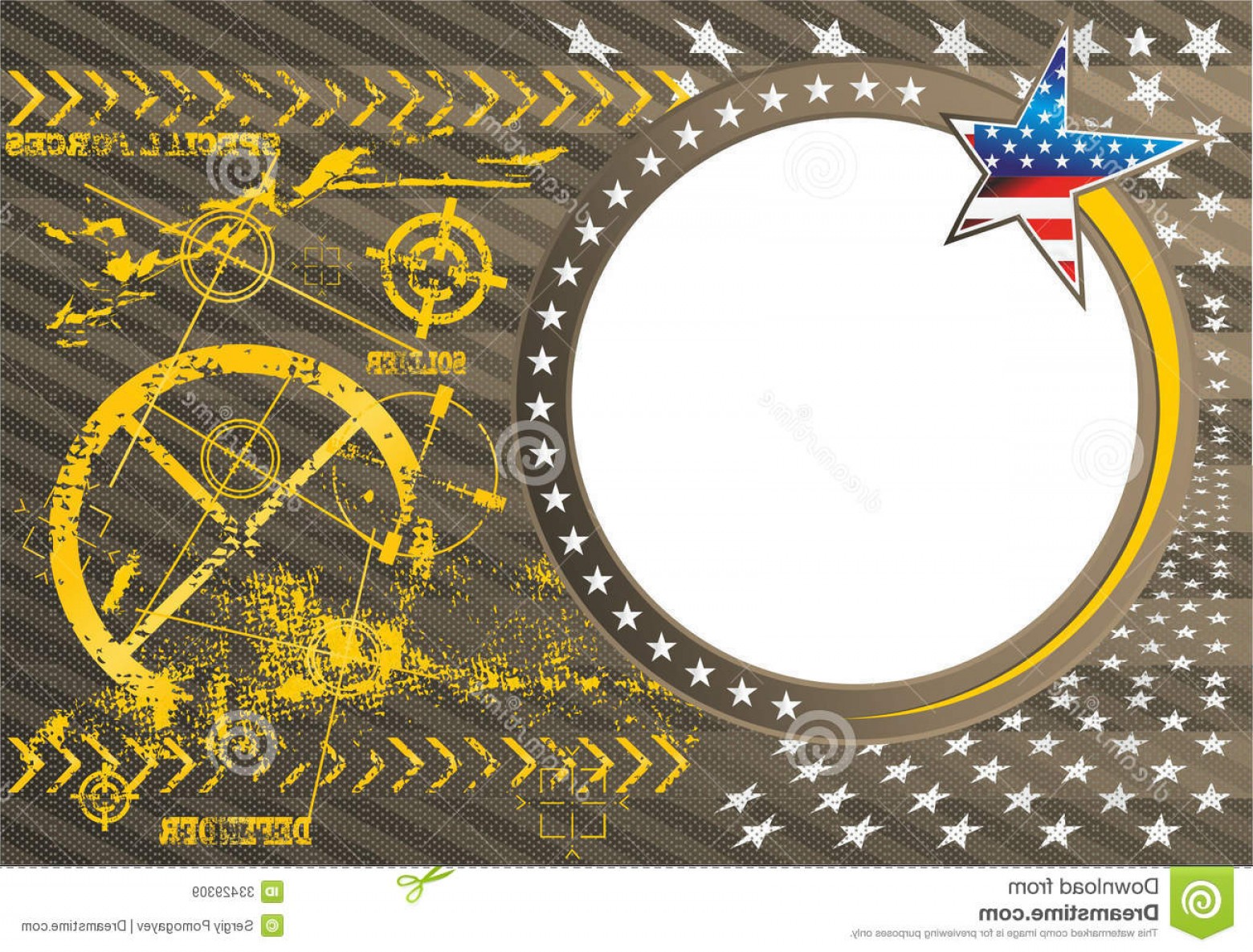 1560x1185 Royalty Free Stock Images American Patriotic Vector Photo Frame