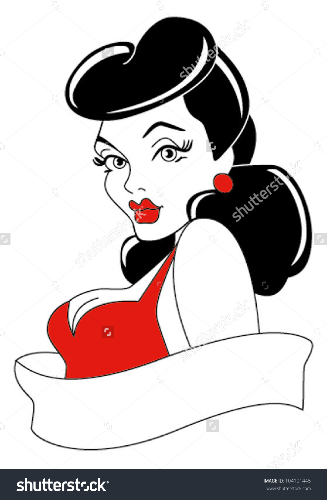 1046x1600 Pin Up Girl Clipart Images