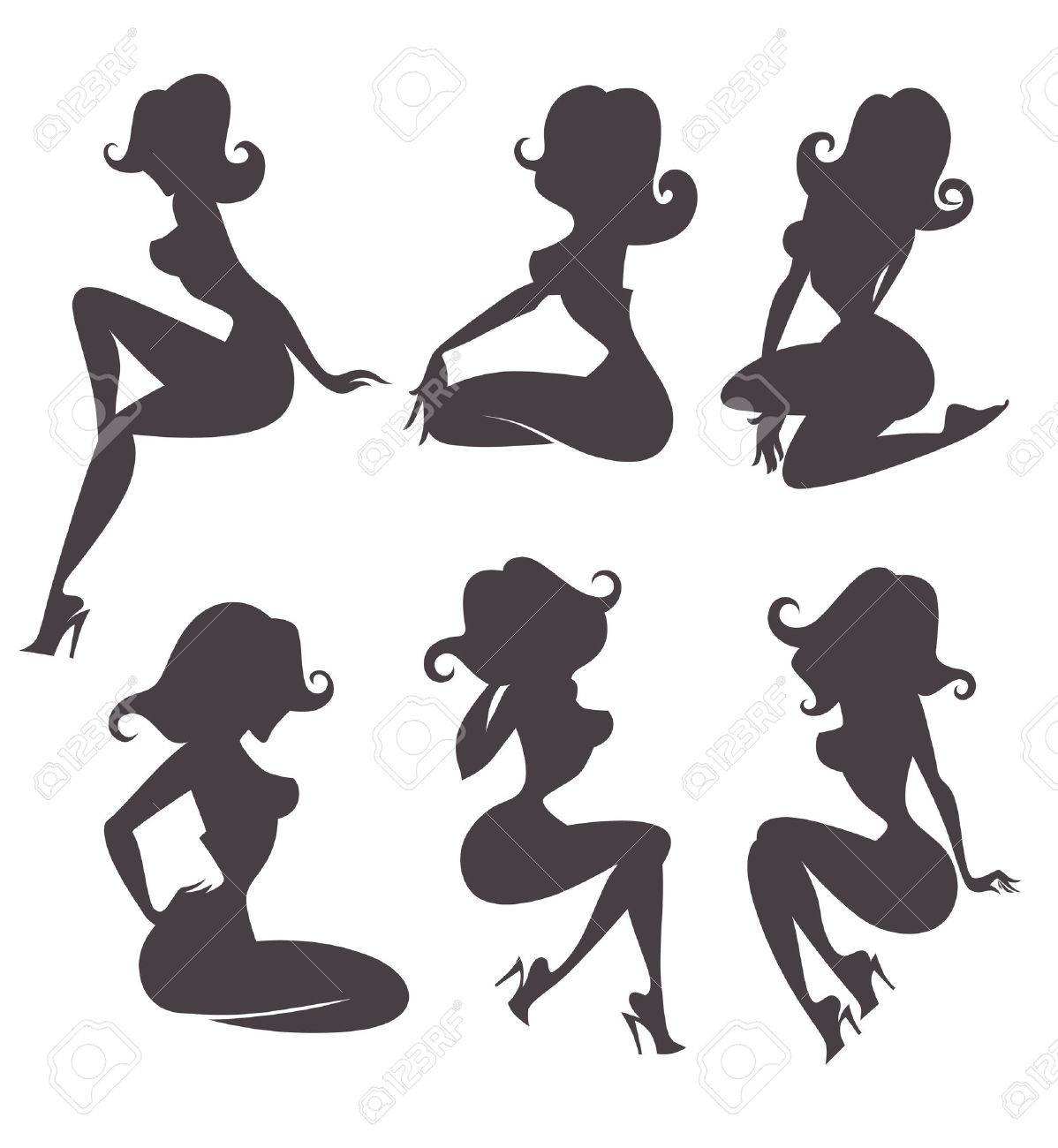 1198x1300 Pin Up Vector Free Download Clip Art