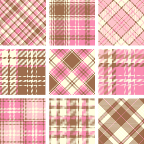500x500 Plaid Fabric Patterns Seamless Vector Free Download