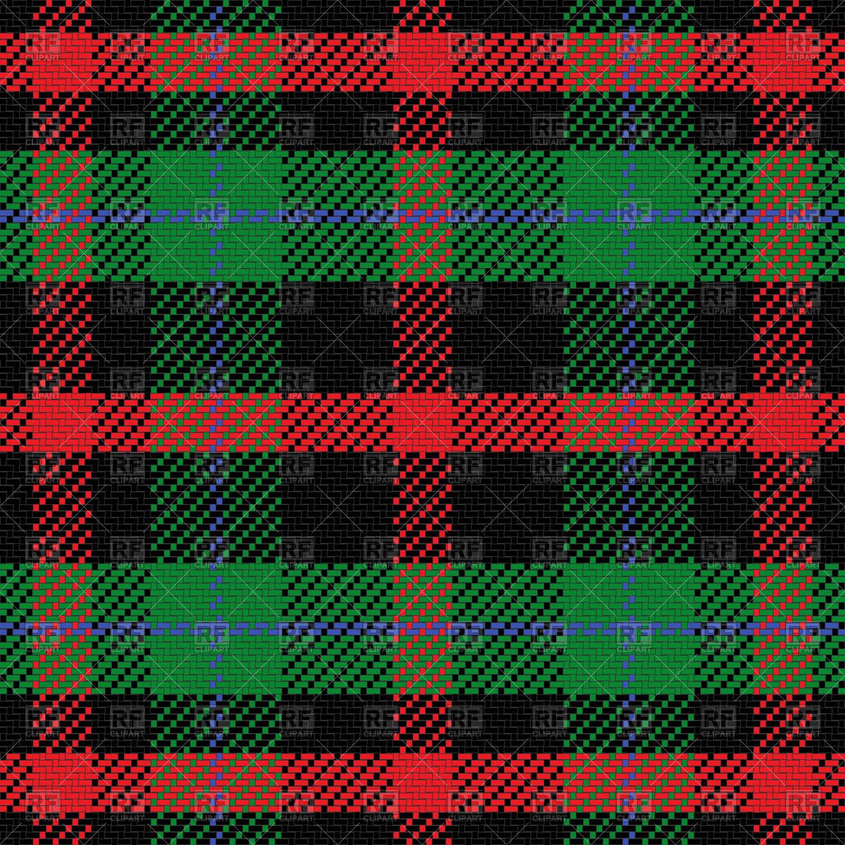 1200x1200 Scottish Tartan Pattern